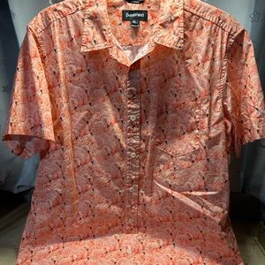 Beta brand men’s flamingo Hawaiian shirt XL